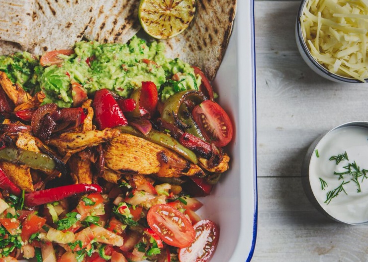 chicken fajitas